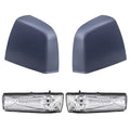 And Match City Aftermarket To Replacement Piece Set SLT/Tradesman Brock Right 4 Door Gray Passenger Driver Left RAM Compatible Signal SLT 2015-2021 Paint Cover With Promaster Turn Light Mirror