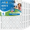 16x22x1 16x22x1 Pleated Filter AIR. CLEAN Air 700 Furnace WICKED MERV & HVAC AC 6 Air MPR Made Conditioner USA Comparable 8 5 to FPR Premium Pack Filters Filter AIRX Electrostatic FILTERS by