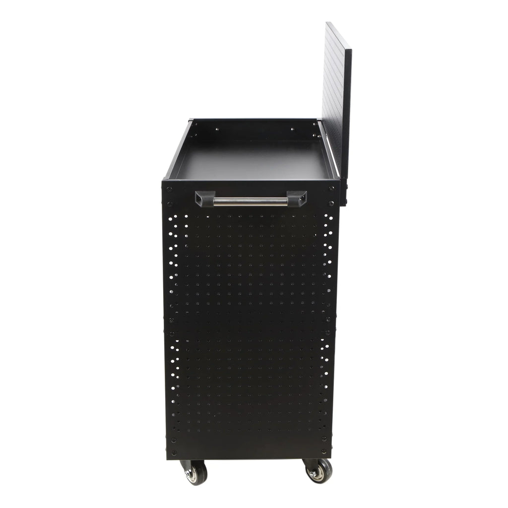 Service Cart Storage, Utility Pegboard WORKPRO Rolling Steel Cart Tool with