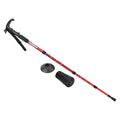 Poles Handle, Uxcell Trekking Hiking 43 Pole Telescopic Red Collapsible T Inch