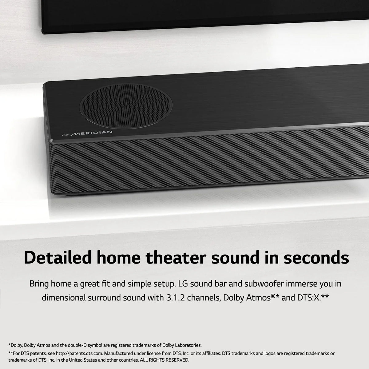 (Refurbished) with LG Pass-Through, Dolby 4K Restored High and Soundbar Atmos Audio SPM7A Res 3.1.2 Channel