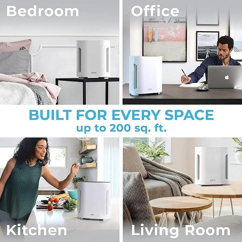 & Box - Pure Bedroom Purifier Open for Living Room PureZone Air PEAIRPLG White Enrichment
