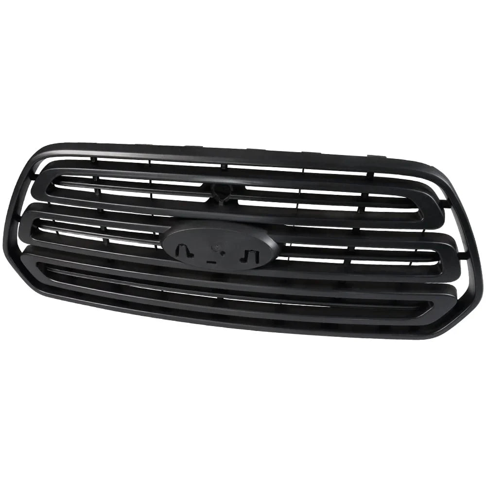 Ford 150 250 Grille Black Bumper PIT66 350 Transit 2015-2018 Fit Front For Grill