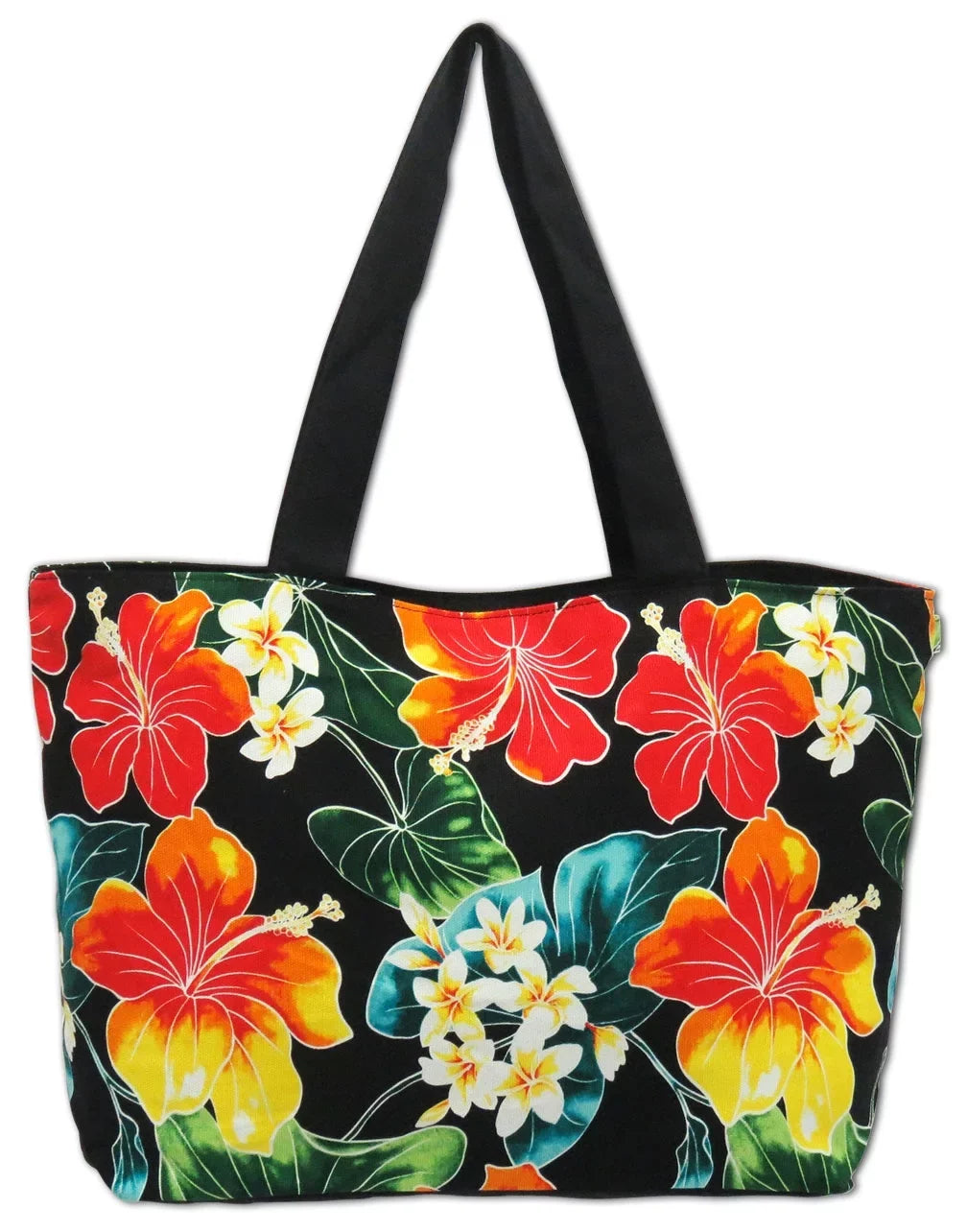 Hawaii Tote Tote Bags Plumeria Medium Hibiscus