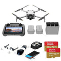 Mini Combo Plus, Pad, 2x Lanyard 4 Card Mounting, Drone Pro Bundle Claw Landing Memory Foldable 20" 128GB Fly with More