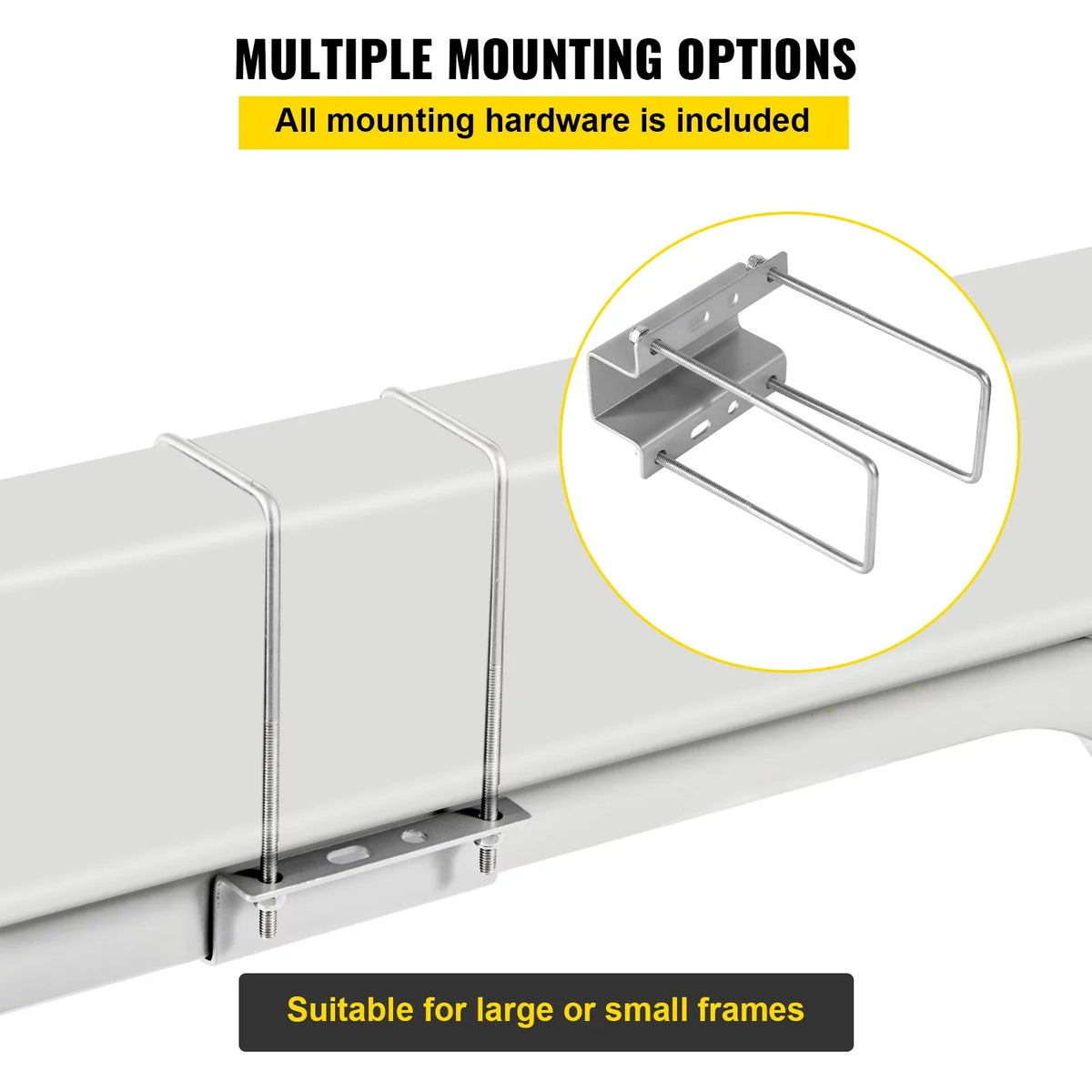 Mounting Galvanized Trailer 60", PVC Trailer for ons, Complete Pair Post Boat Trailer Boat, Steel BENTISM Fishing Covers, Accessories Boat Sailboat Tube with Guide-on, Guide Ski or Included, One