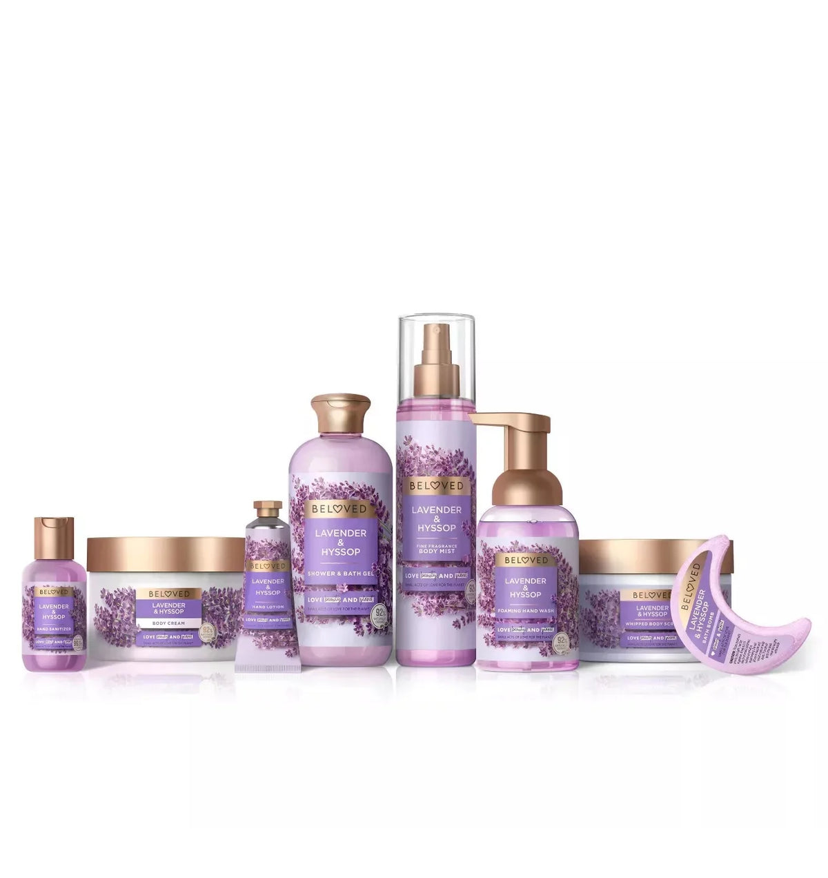 x 10 - Lotion (20 Body Jar Beloved Lavender & Hyssop Cream Total oz 2 Ounces)