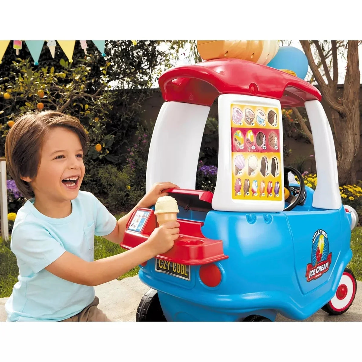 Cozy Toddler Tikes Girls Months - Boys Little to Years Ages 5 18 Foot-To-Floor Car Coupe For Cream Old Ice Ride-on Truck Kids