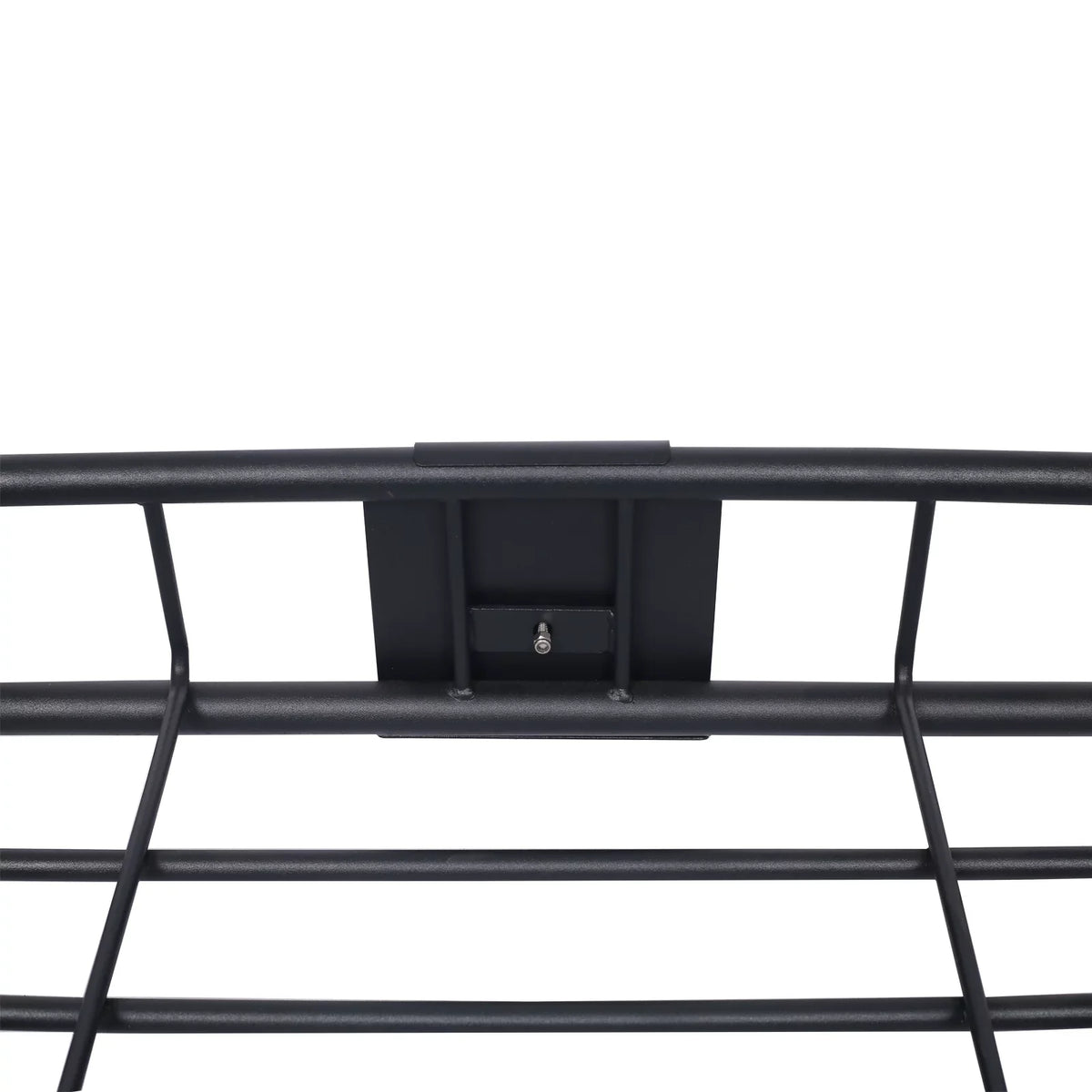 Universal Fit 43" Cargo Top Weatherproof Steel Carrier Rooftop Roof Heavy-Duty Mount - Black Basket Steel Rack