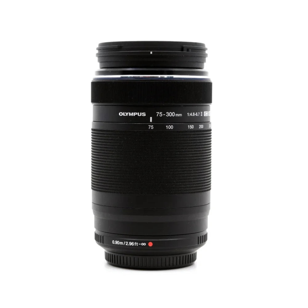 Flash 75-300mm + Olympus Lens- Monopad Accessory ED M.Zuiko + Slave 64GB Bundle Kit Digital II - Video f/4.8-6.7