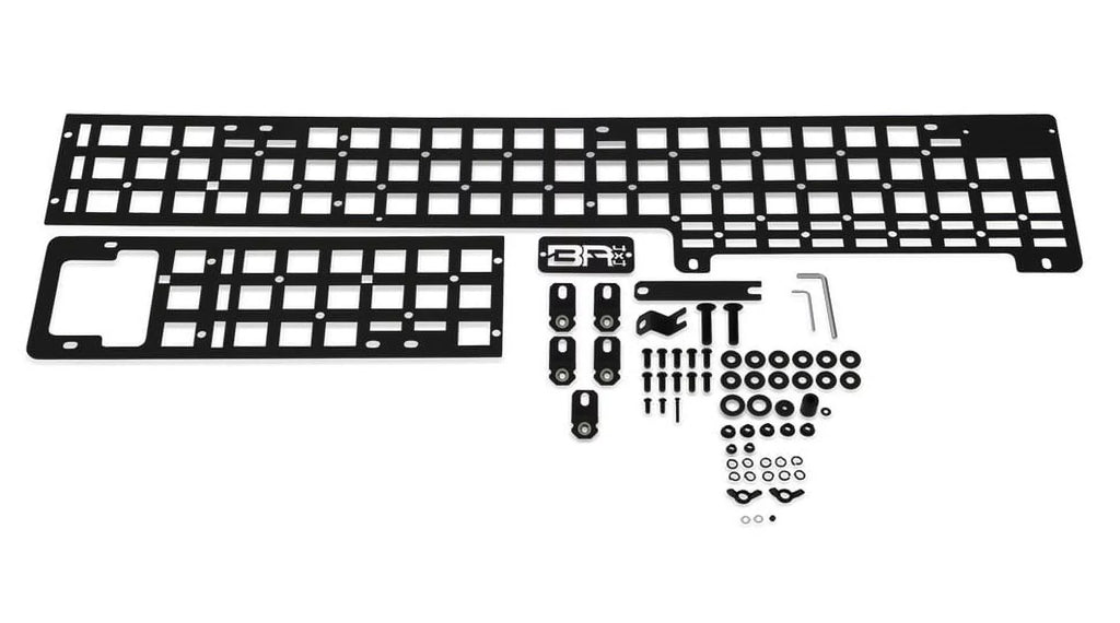 Body Bed Tacoma 2005-2023 Accessories Molle Light TC-7125 Armor System Black Fits Toyota Texture Side Bed