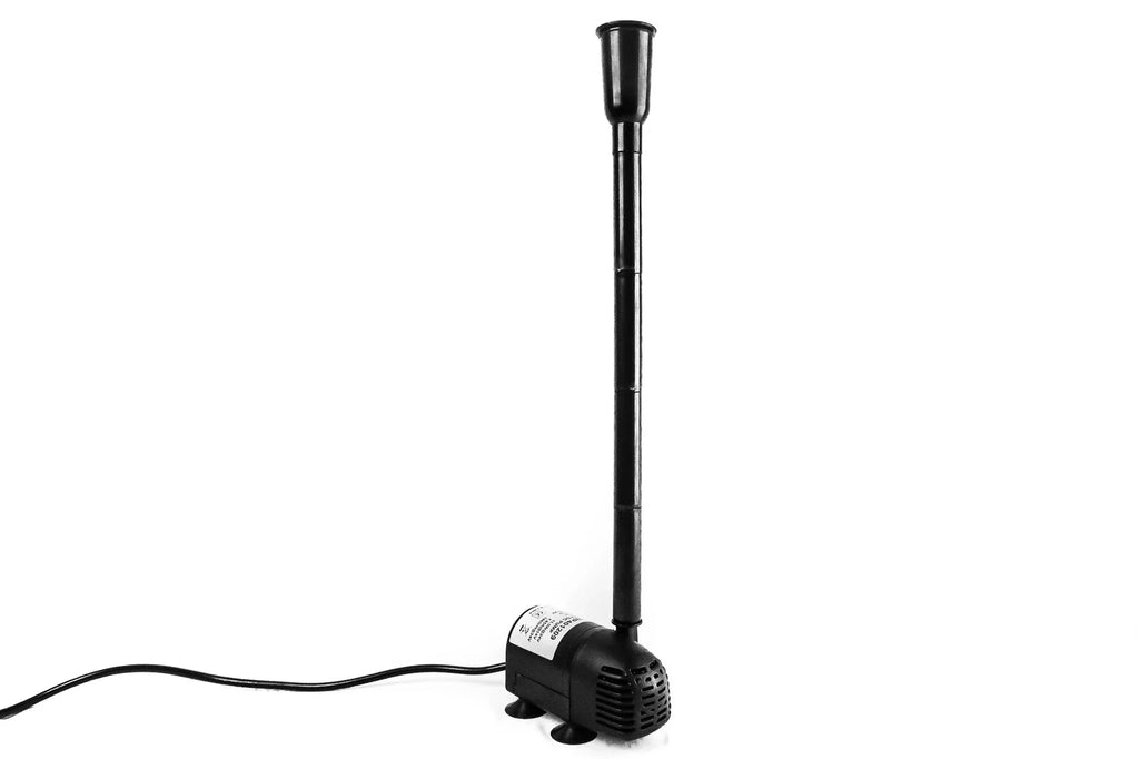 Hydroponics DC 12V-24V Fountain Brushless 196 Submersible Water Solar for GPH Pump and AEO Aquaponics