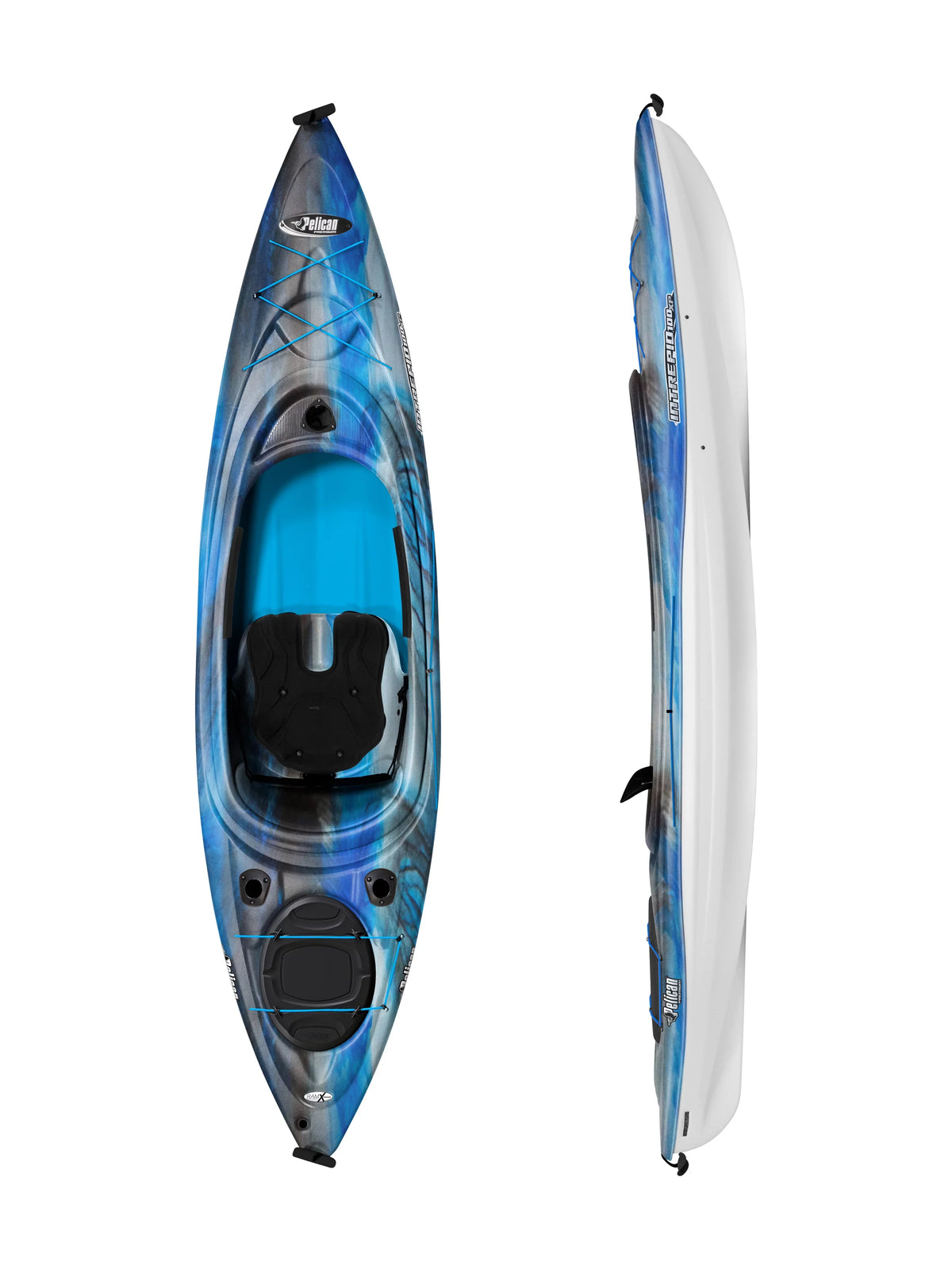 Intrepid Sit Inside Pelican Kayak, 100XP Neptune Fishing