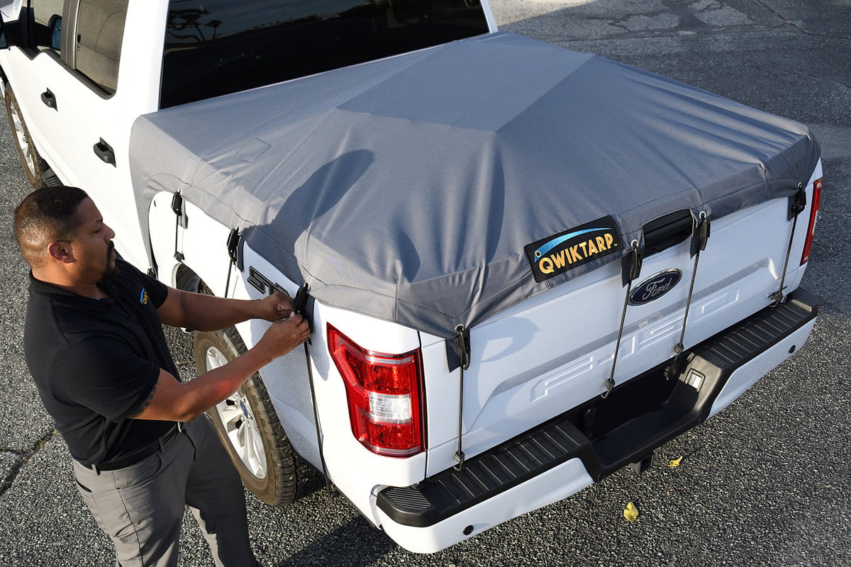 Cover: Truck Ranger Colorado, Chevy Bed Tacoma, Canyon, Bed Toyota Qwiktarp 2018 Inc 2023 - Short GMC Ford