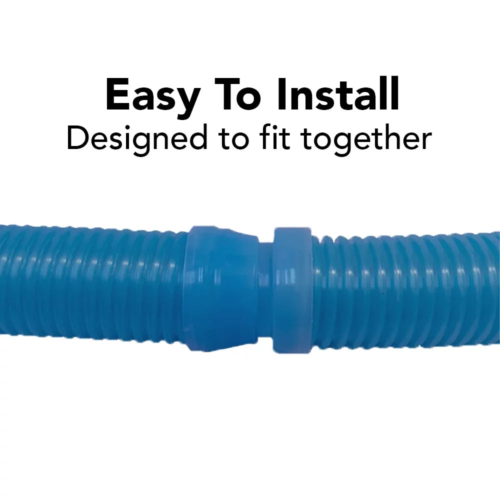 Puri Pack Tech Cleaner Pool 1.5 Blue Vac ft Barracuda Krauly Kreepy 5 in Hose 4 x