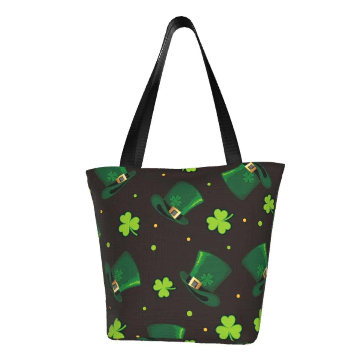 Handbag Canvas for Zip, Groceries, Shoulder Day8 Bag Shopping with Bag, Suitable Stylish Fitness St. Office, Patrick's Buying Tote Easygdp