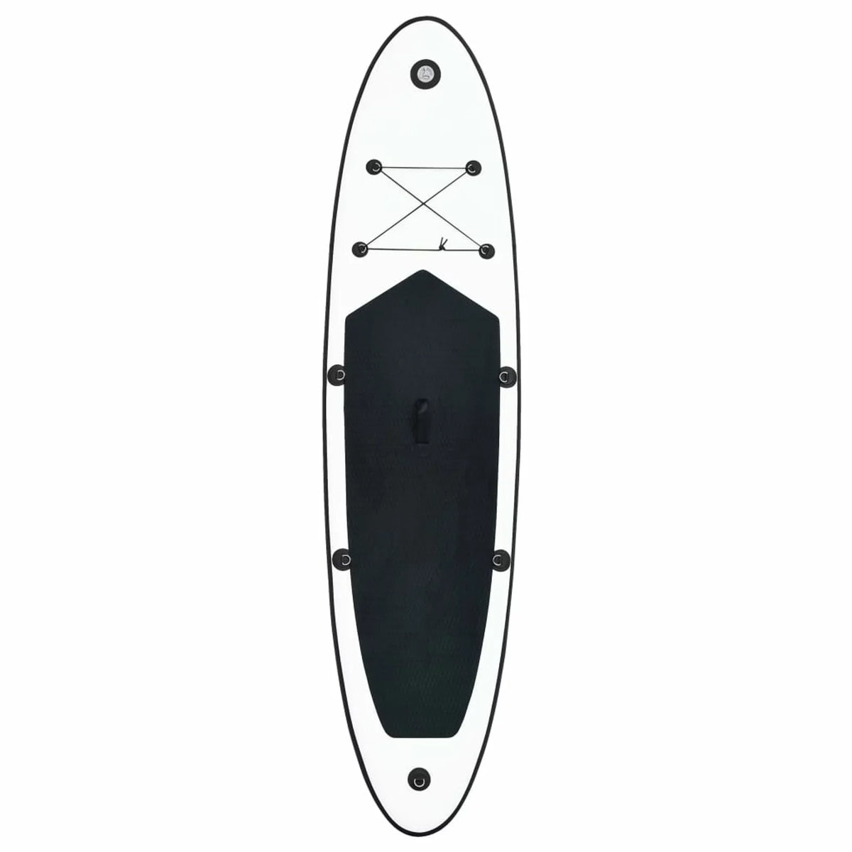 and ametoys Inflatable Board Paddle Set White Black