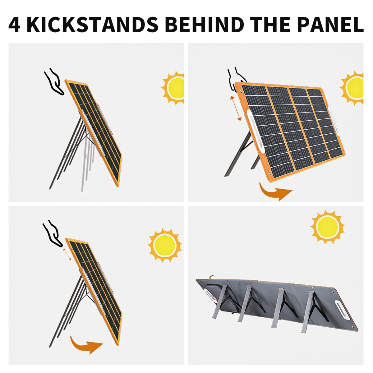Solar Solar Output DC for Power Foldable Portable Station Gofort Panel 18V/100W Portable