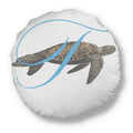 Cushion Throw Round Roam Pillow Ocean Letters Home Turtles Decoration