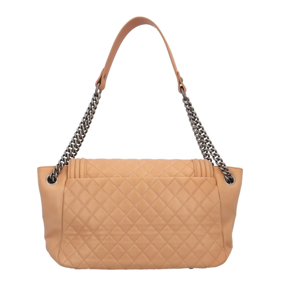 CHANEL Pre-Owned Shoulder Chanel (Good) Boy Beige Chain Ladies BRB10010000013292 Bag Leather