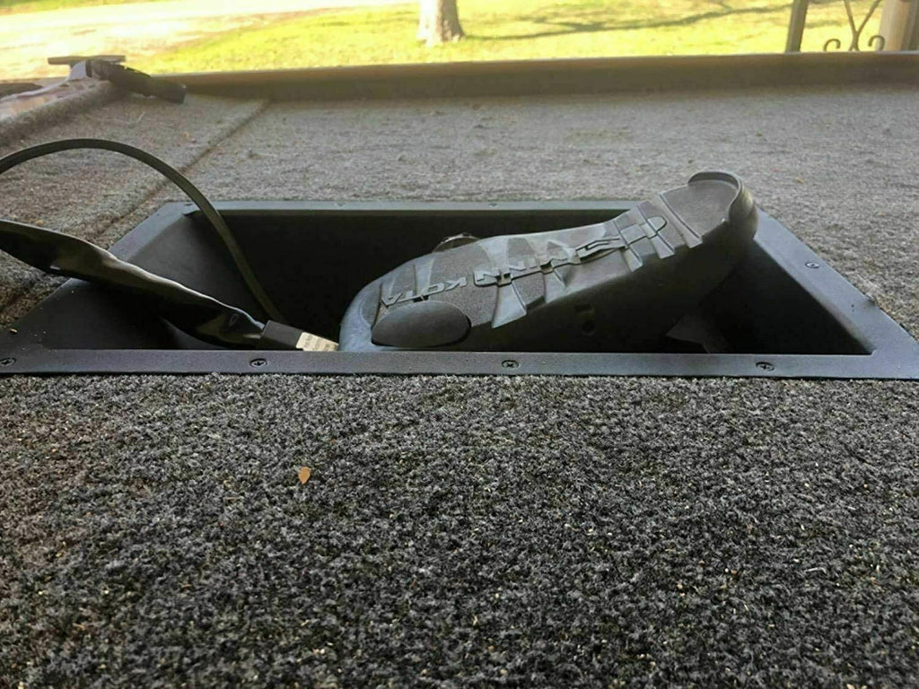 Tray Trolling Boat GHmarine Minn and for Aluminum Kota Motor Motor 100RTMP Fishing Pan Foot Recessed Pedal