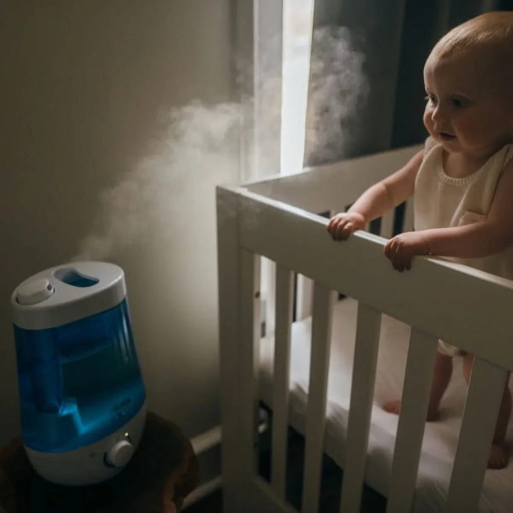 Light, Diffuser Optional Dr. Night and for Nursery Baby Mist Brown's Ultrasonic with Cool Humidifier