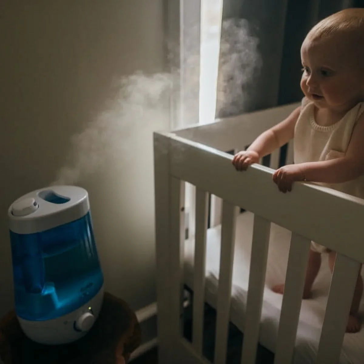 Light, Diffuser Optional Dr. Night and for Nursery Baby Mist Brown's Ultrasonic with Cool Humidifier