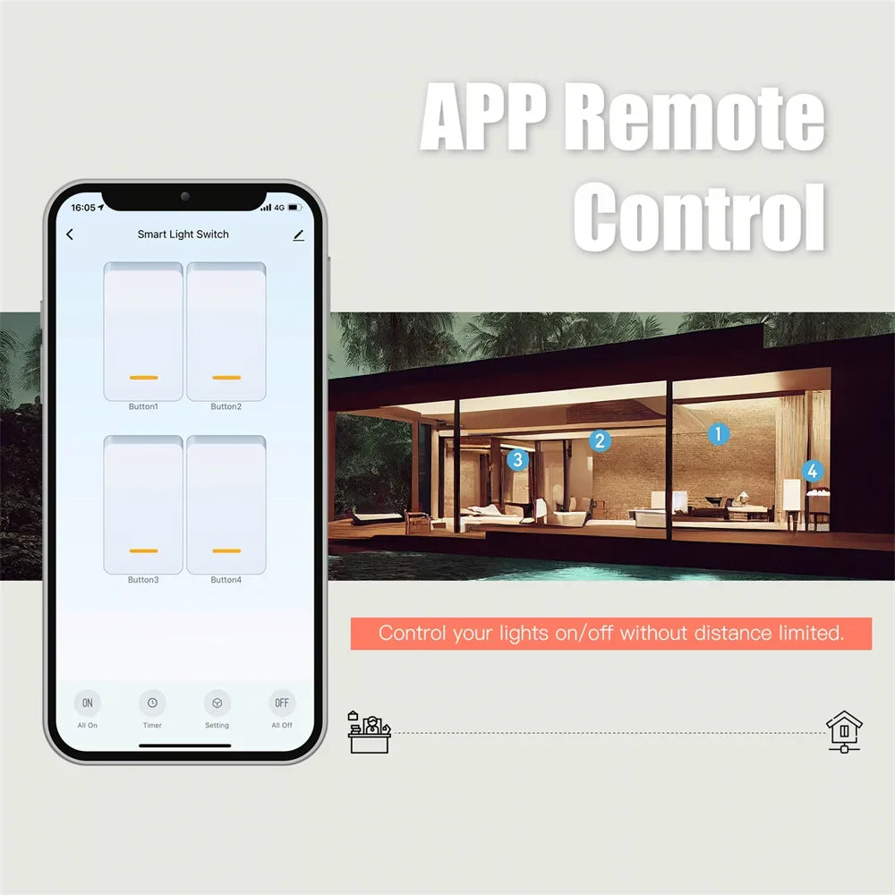Switch Wireless Voice Switch Remote Remote App Compatible Carevas Switch,App Switch Remote Remote Remote Assistant Compatible Switch Voice App And With With / AndAnd Assistant With