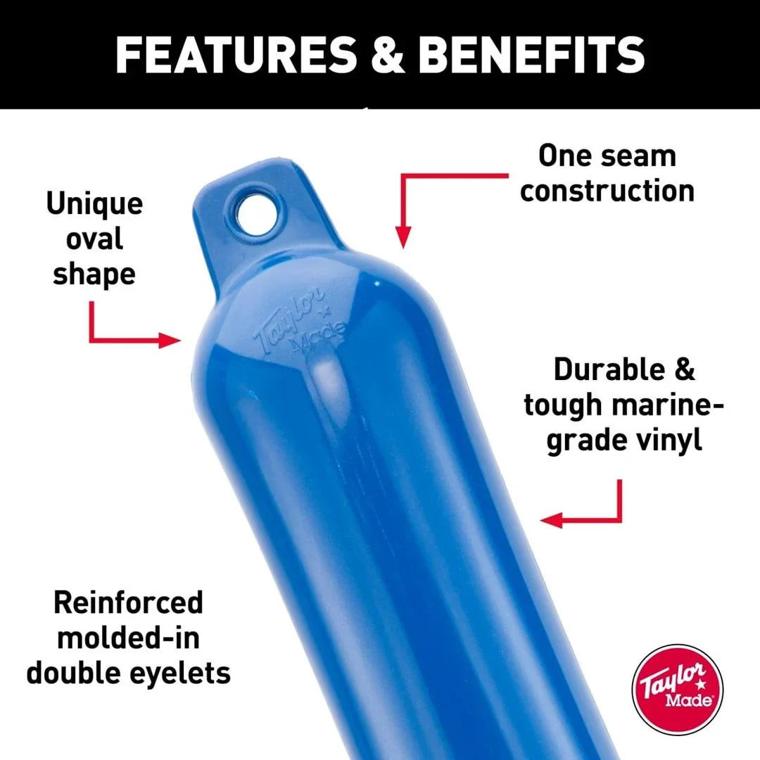 Vinyl 16 Guard - Made - in. Blue Hull x 54327100 Inflatable in. Taylor Fender 4.5