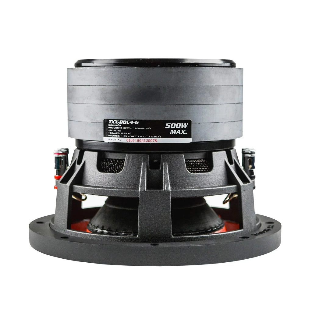 Car System Watt Stack Quad Audio Inch Subwoofer 500 AudioPipe TXXBDC46 6.5