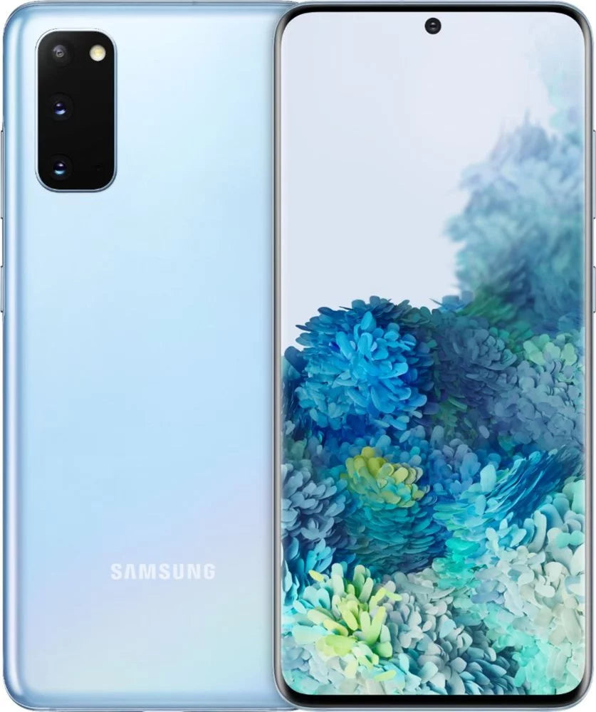 S20 Restored Smartphone 5G G981U Samsung - GSM/CDMA (Refurbished) Android Cloud Galaxy Unlocked 128GB Blue