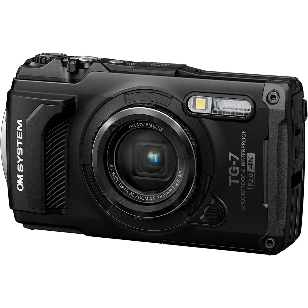 SYSTEM TG-7 Olympus + Camera Digital + Extra +Tripod Case Kit (Black) Tough + Floating -128GB Battery Grip OM Hand