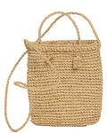 Bag, Mini Brown Raffia Attack Harmony Hat
