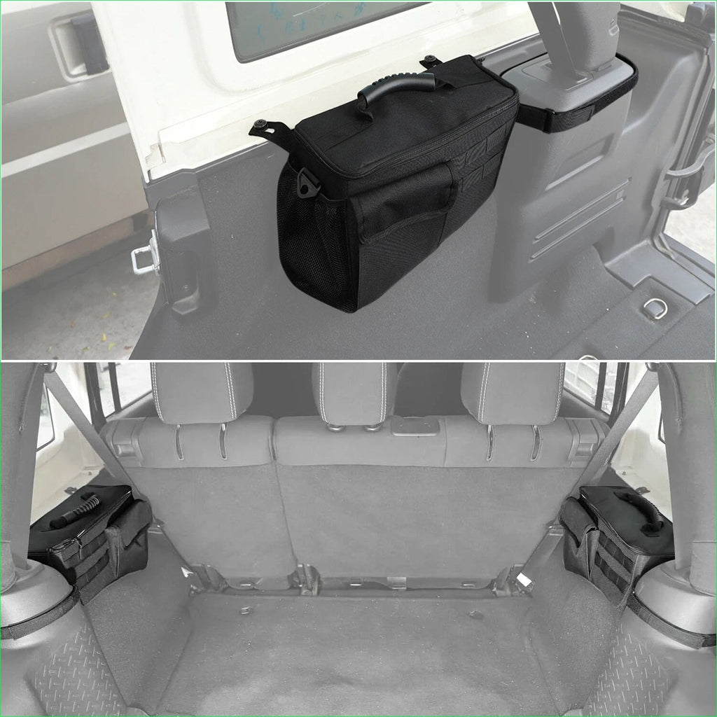 Pocket Bag 4 2024 2018-2024 for JL Organizer Tool Doors Interior Jeep Accessories Tidying Rear Trunk Stowing