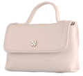 With /Clutch White Shoulder Strap Handbag DOMINIE Leather Removable Purse Audrey Unisex Crossbody