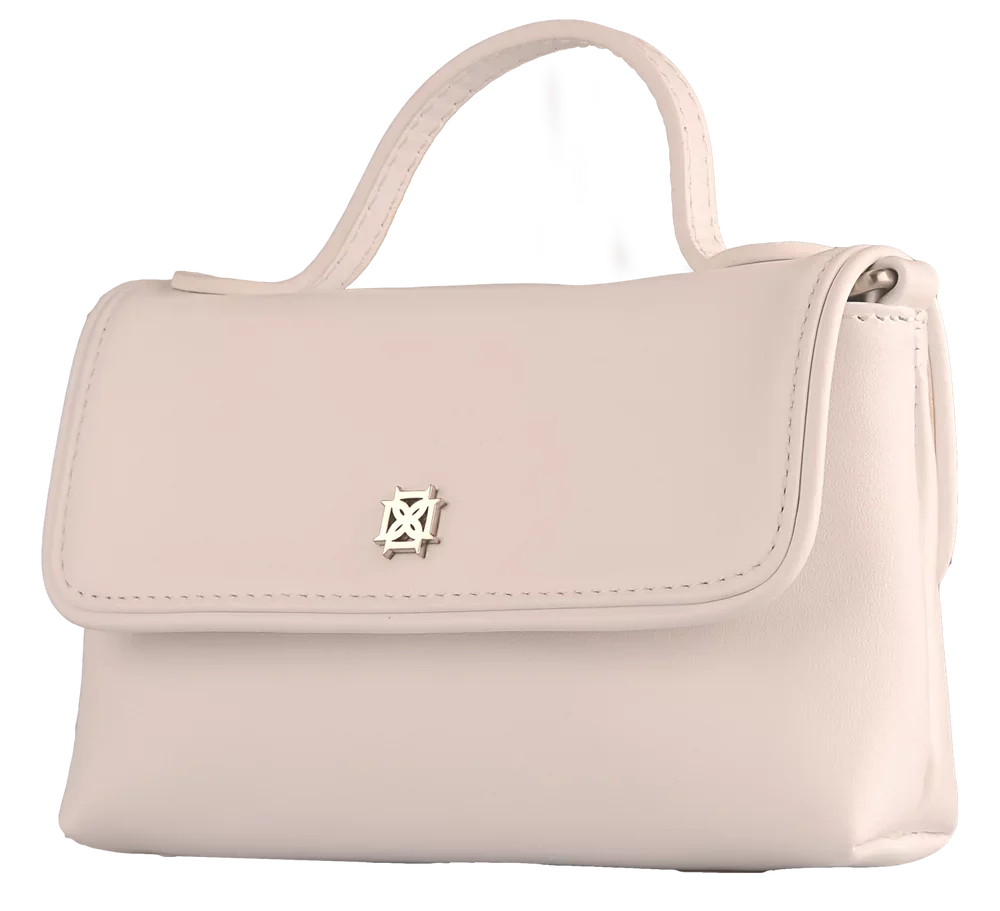 With /Clutch White Shoulder Strap Handbag DOMINIE Leather Removable Purse Audrey Unisex Crossbody