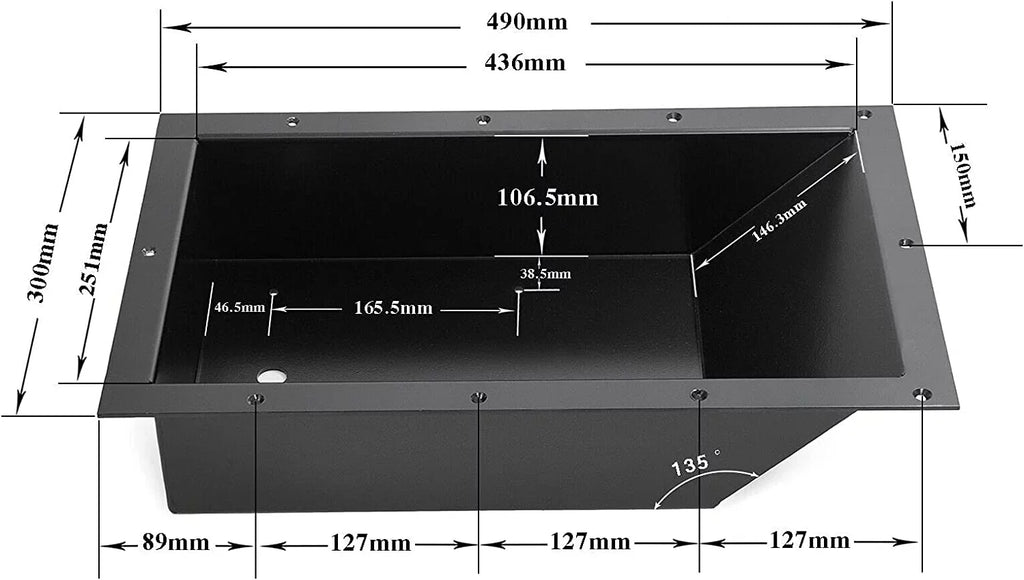 Tray Trolling Boat GHmarine Minn and for Aluminum Kota Motor Motor 100RTMP Fishing Pan Foot Recessed Pedal