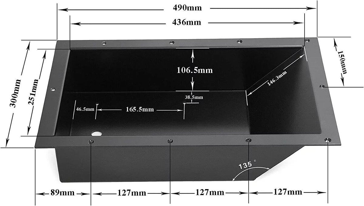 Tray Trolling Boat GHmarine Minn and for Aluminum Kota Motor Motor 100RTMP Fishing Pan Foot Recessed Pedal