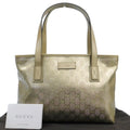 211138 Gold GG New) Implement 002123 Pre-Owned Handbag Bag GUCCI Tote (Like