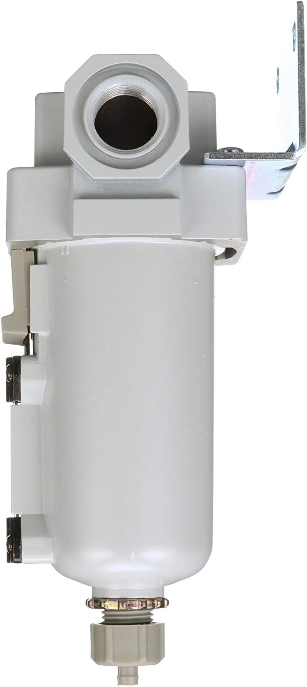 Manual - NPT Bowl, Compressed Filter, Coalescing Bracket 1/2" Metal Air Micron Drain, 0.01