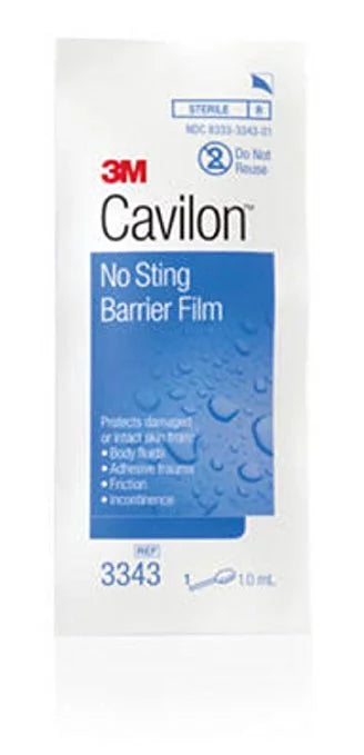 100 Barrier 3343, No 3M Film Sting of Cavilon (Pack Applicators 4)