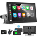Carplay Camera Play DVR, Touch Car 2.5K Apple Receiver, Screen Navigation, Audio Stereo, Car Mate Cam,1080p Drive Carplay Car Player Inch Multimedia Dash Wireless Radio Backup 9