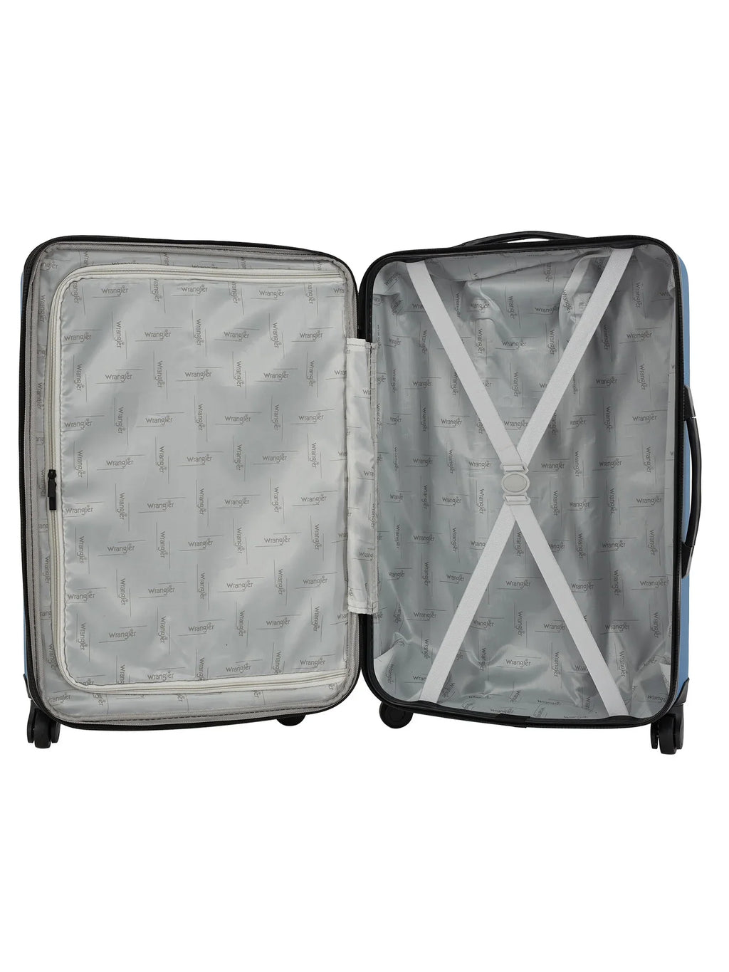 Blue 3pc. Travel Expandable Rolling Set, Vallarta Upright Wrangler Luggage