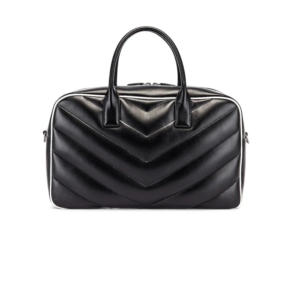 Duffel Miles Bowling Calf Saint New Black Leather Laurent 525145 Bag Logo