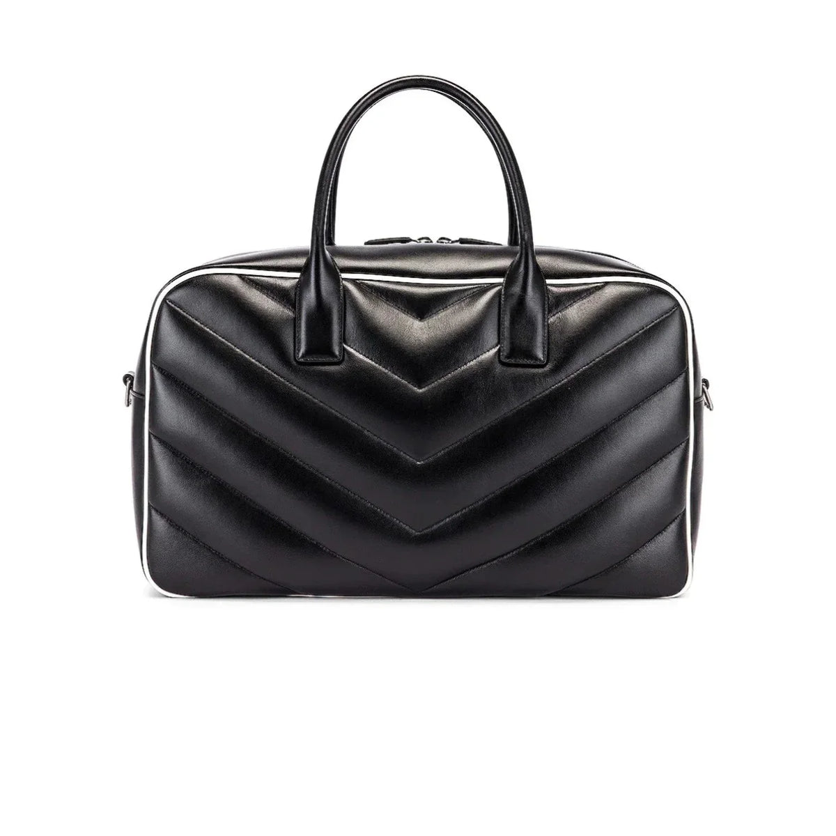 Duffel Miles Bowling Calf Saint New Black Leather Laurent 525145 Bag Logo