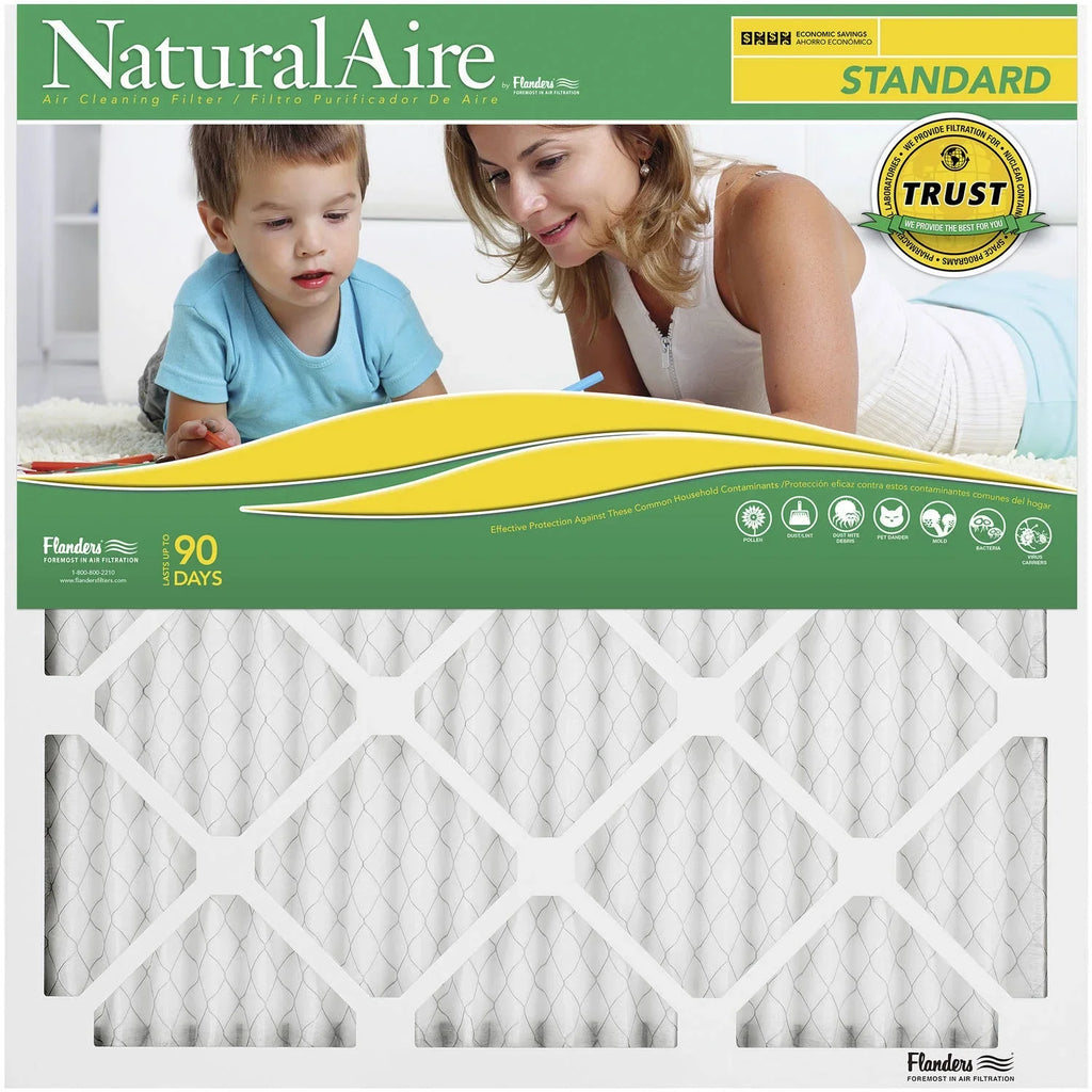 10" Filter, x Air Standard 1", 8, 10" 1-Pack MERV NaturalAire x