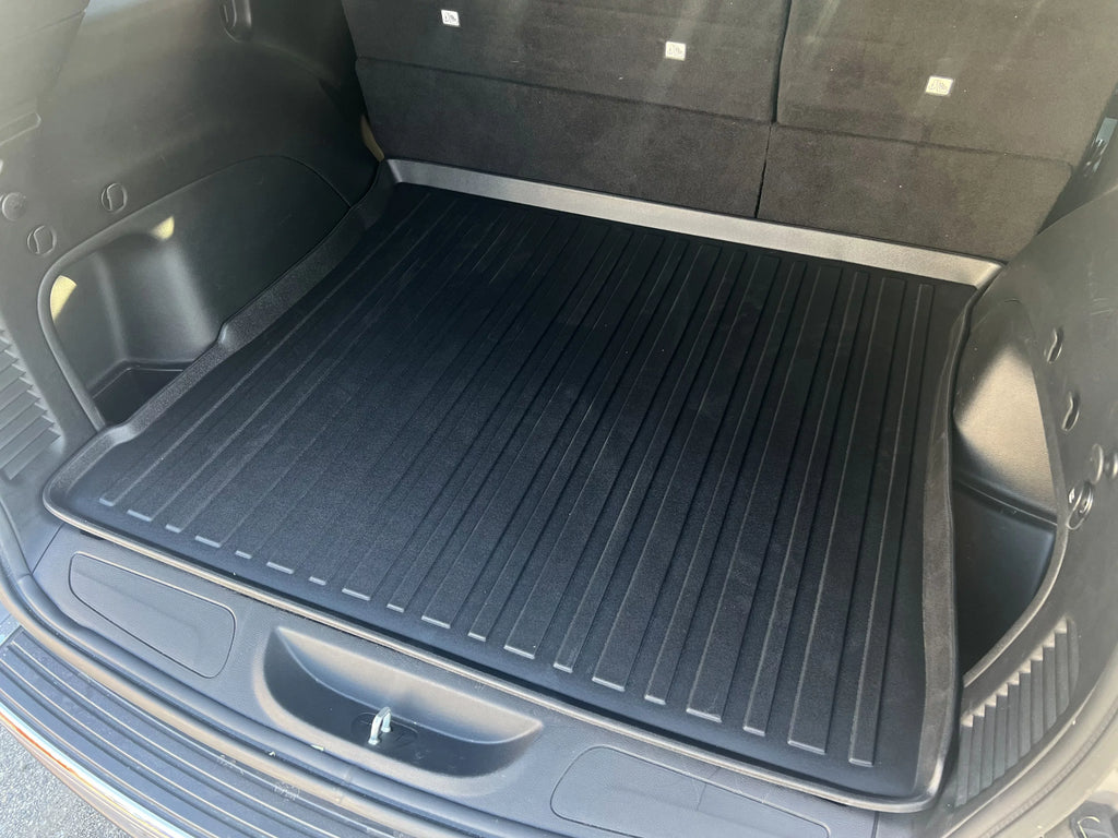 Car Custom for Protection All-Season Premium Black - Trunk - for WK Jeep Grand 2011-2021 Laser Cargo Cherokee Mat Cherokee Grand 3D - Trunk Jeep Shaped 100% 2022 - Liners Measured Cargo Mat Liner Fit