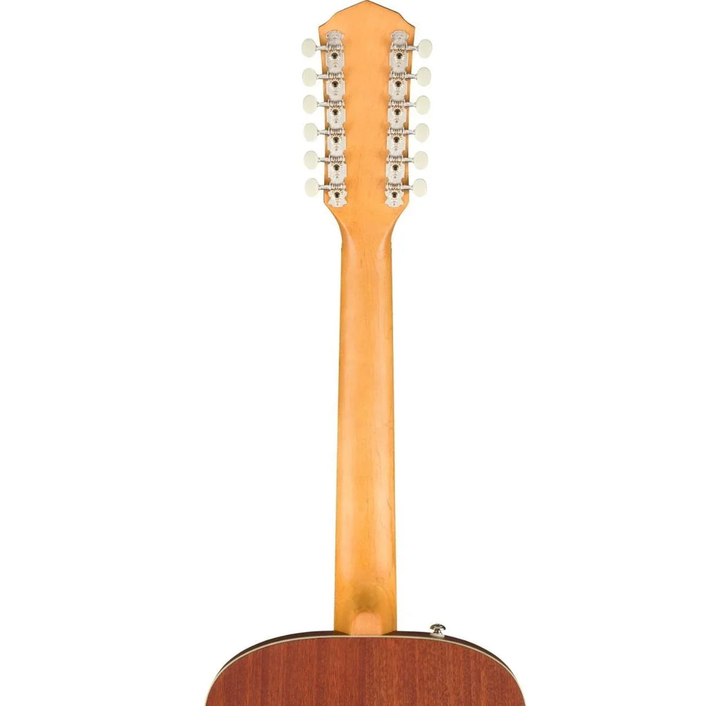 Natural, 12-String Fender 2-Year Acoustic Guitar, Tim Concert Armstrong Walnut Hellcat Warranty, with Fingerboard