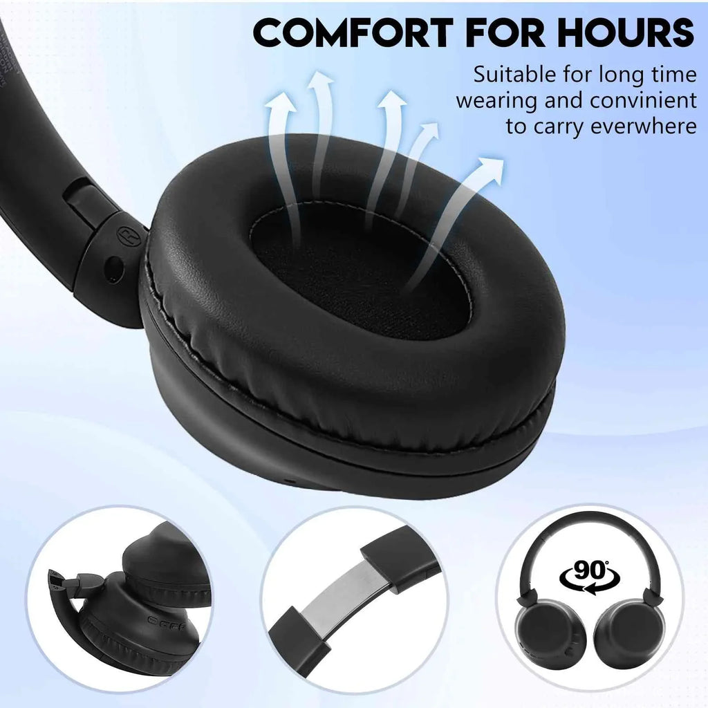 with Stereo UX991 Resolution Bluetooth HTC Over Mic Support Desire Wireless Superior phone Call Ear High Audio Deep Headphones 20+ for UrbanX Comfort The Bass Earphones