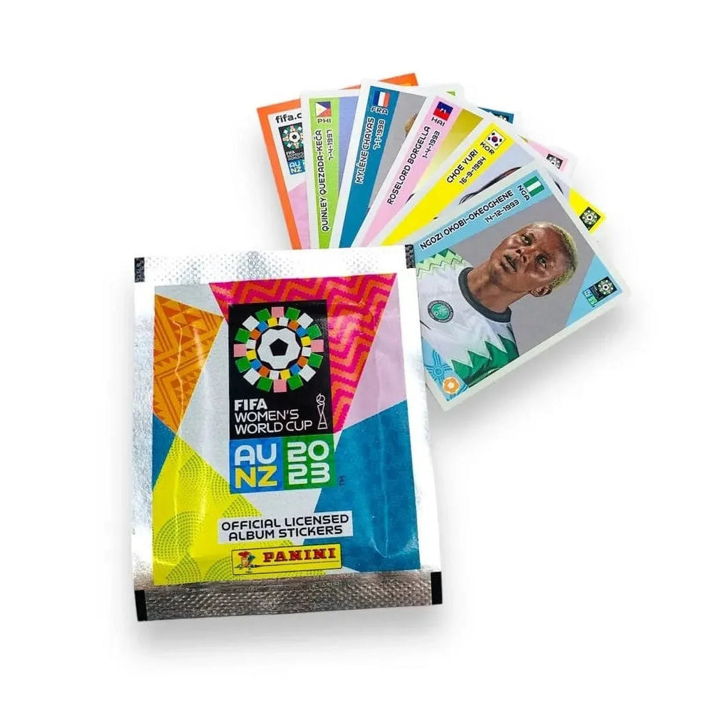 FIFA Stickers) Packs World (50 Stickers 301 Panini + Women's Cup Mega (Album 1 2023 Pack) & Bundle Starter -
